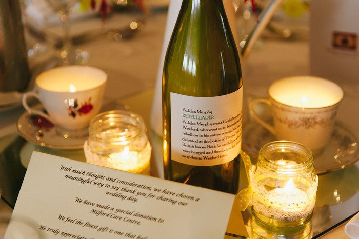 poetry wine labels alternative wedding decor wedding details